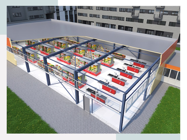 Строительство магазинов в Камышин от 617 руб. за м²