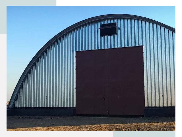 Бескаркасные ангары в Камышине