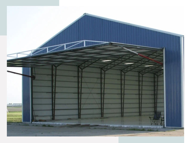 Прямо стенные ангары в Камышине