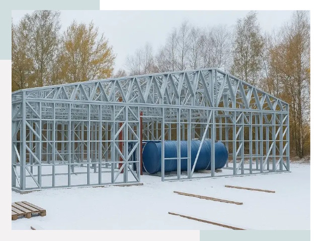 Металлические ангары в Камышине