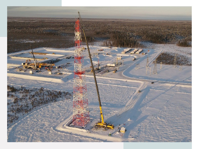 Мачты связи в Камышине