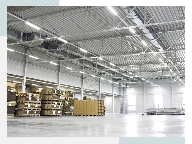 Освещение ангаров в Камышине