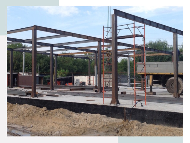 Фундамент для ангаров в Камышине